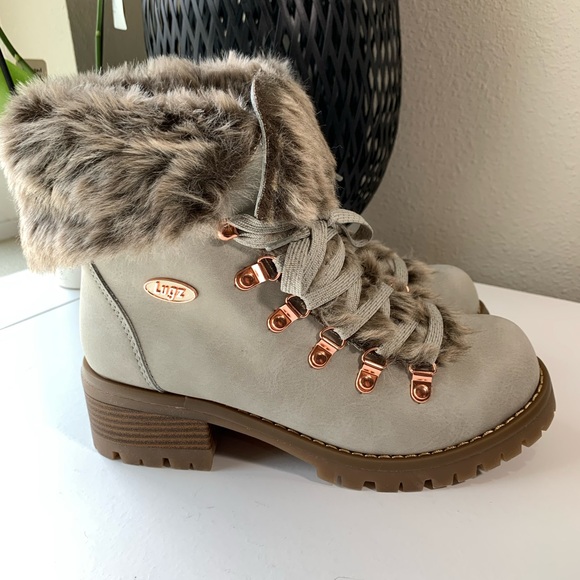 Lugz women's Adore Fur Classic Chukka Fashion Boot Size 7 - Picture 6 of 14